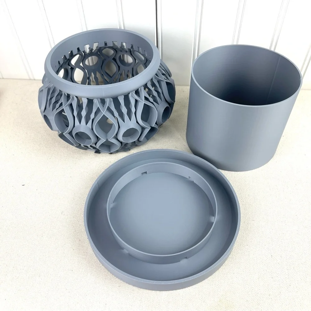 The Lyren Planter Pot & Orchid Pot Hybrid, Orchid Planter with Flower Pot - Picture 9 of 10